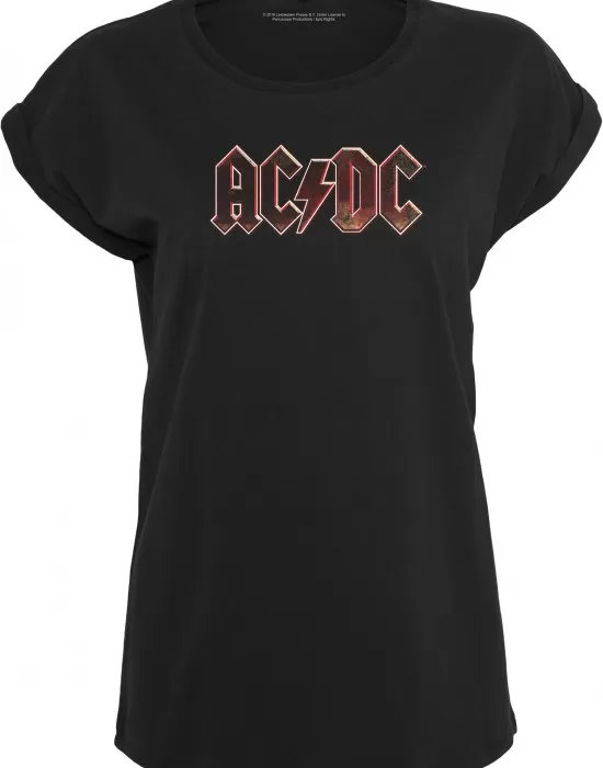 Дамска тениска Merchcode AC/DC Voltage в черен цвят, Тениски - Hoodstyle.bg