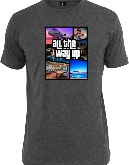 Тениска All The Way Up Mashup Tee charcoal XXL