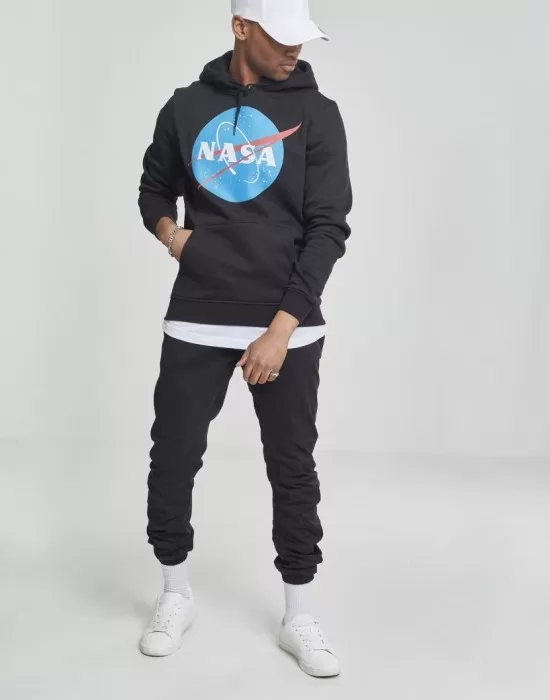 Мъжки суичър Mister Tee NASA в черен цвят, Суичъри - Hoodstyle.bg
