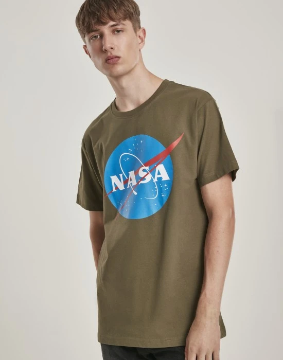 Тениска NASA Tee olive XXL