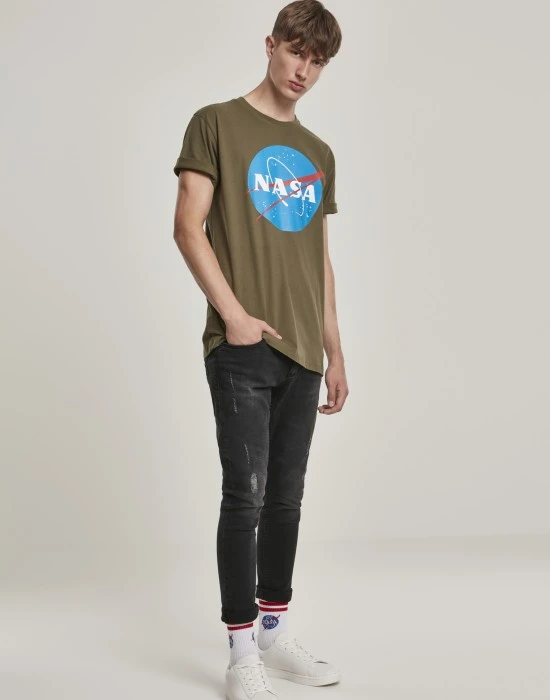 Тениска NASA Tee olive XXL