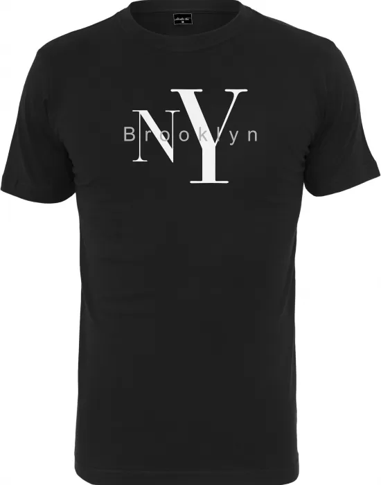 Черна мъжка тениска Mister Tee NY Brooklyn, Тениски - Hoodstyle.bg