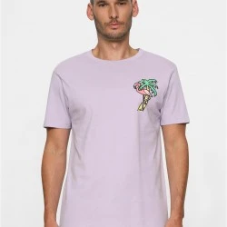 Тениска Flamingo T-Shirt Round Neck lilac XXL