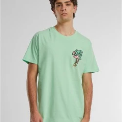 Тениска Flamingo T-Shirt Round Neck neo mint XXL