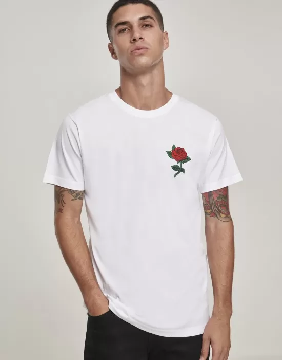 Мъжка тениска Mister Tee Rose в бял цвят, Тениски - Hoodstyle.bg