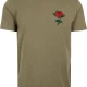 Тениска Rose Tee olive XXL