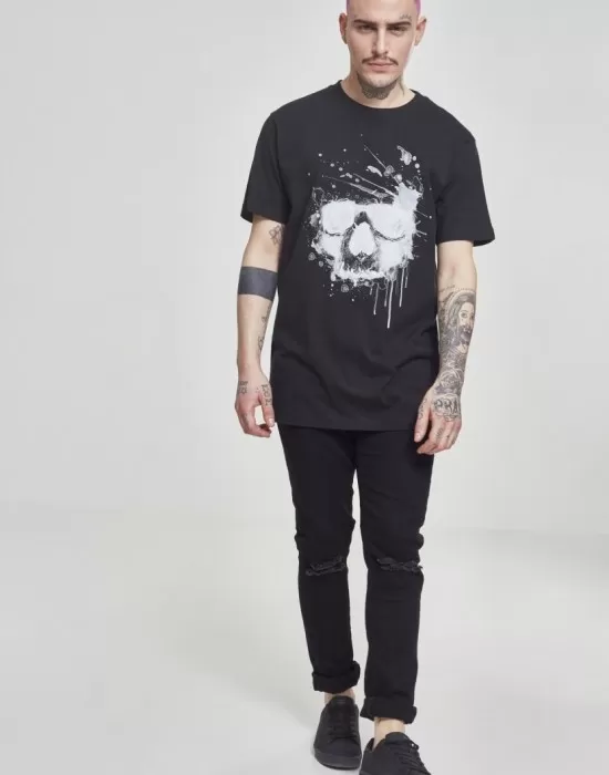 Мъжка тениска Mister Tee Waterpaint Skull, Тениски - Hoodstyle.bg