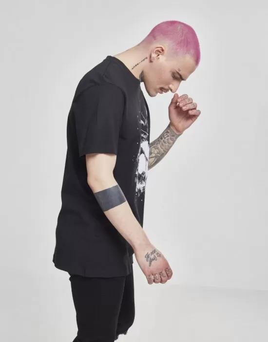 Мъжка тениска Mister Tee Waterpaint Skull, Тениски - Hoodstyle.bg
