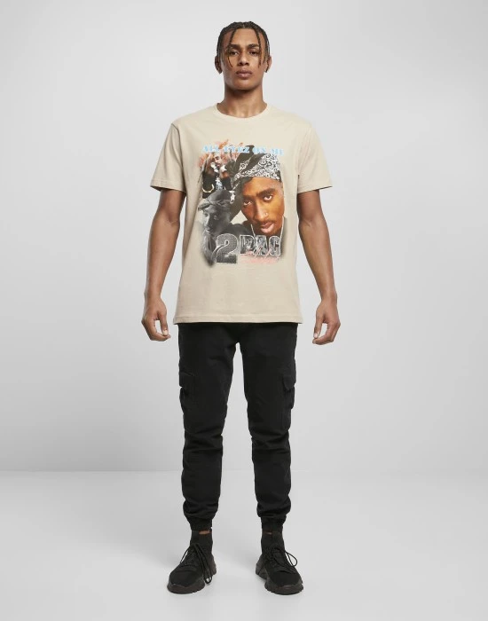 Тениска Tupac Retro Tee sand XXL