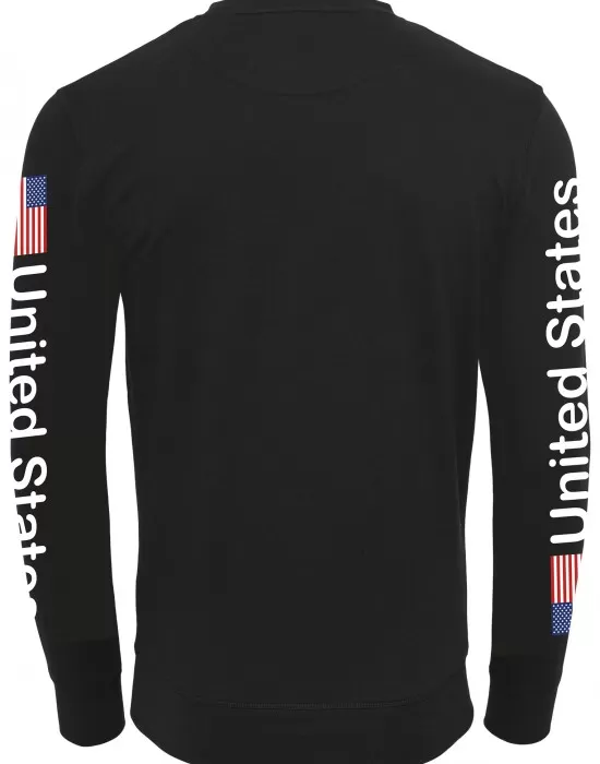 Мъжка блуза Mister Tee NASA в черен цвят, Блузи - Hoodstyle.bg
