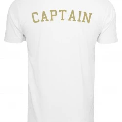 Мъжка тениска в бял цвят Mister Tee Captain 