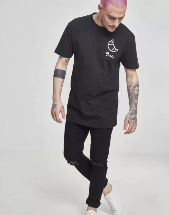 Мъжка тениска Mister Tee Paris в черен цвят, Тениски - Hoodstyle.bg