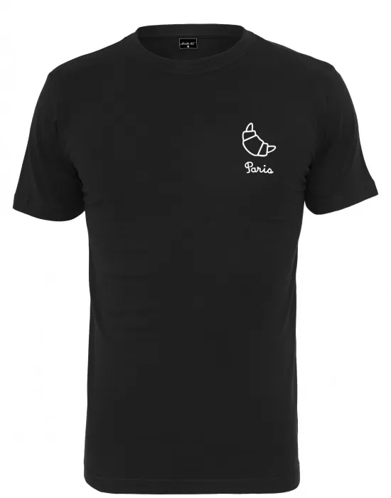 Мъжка тениска Mister Tee Paris в черен цвят, Тениски - Hoodstyle.bg