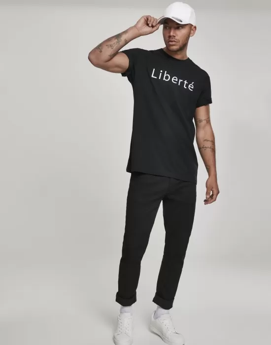 Мъжка черна тениска Mister Tee Libert, Тениски - Hoodstyle.bg