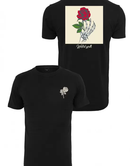 Мъжка тениска Mister Tee Wasted Youth в черен цвят, Тениски - Hoodstyle.bg