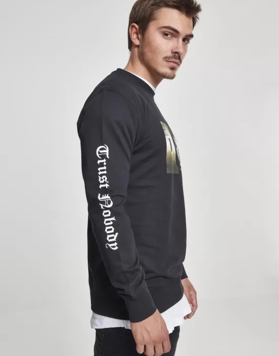 2Pac / Tupac Trust Nobody Мъжка черна блуза Mister Tee, Блузи - Hoodstyle.bg