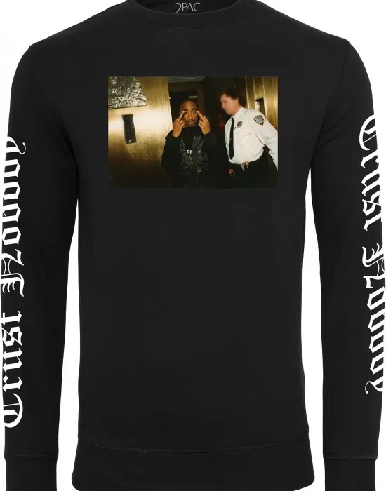 2Pac / Tupac Trust Nobody Мъжка черна блуза Mister Tee, Блузи - Hoodstyle.bg