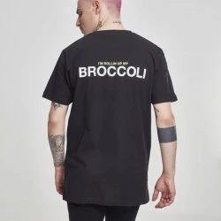 Мъжка черна тениска Mister Tee Broccoli