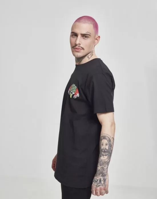 Мъжка черна тениска Mister Tee Broccoli, Тениски - Hoodstyle.bg