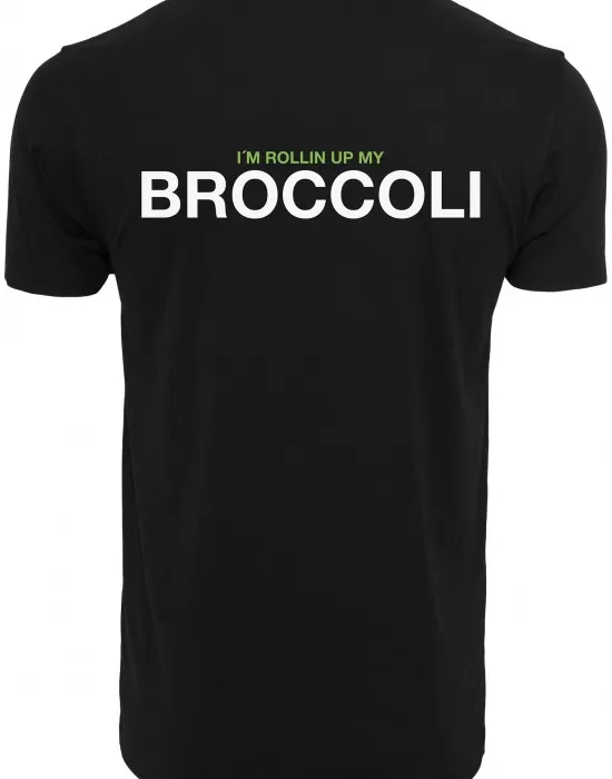 Мъжка черна тениска Mister Tee Broccoli, Тениски - Hoodstyle.bg