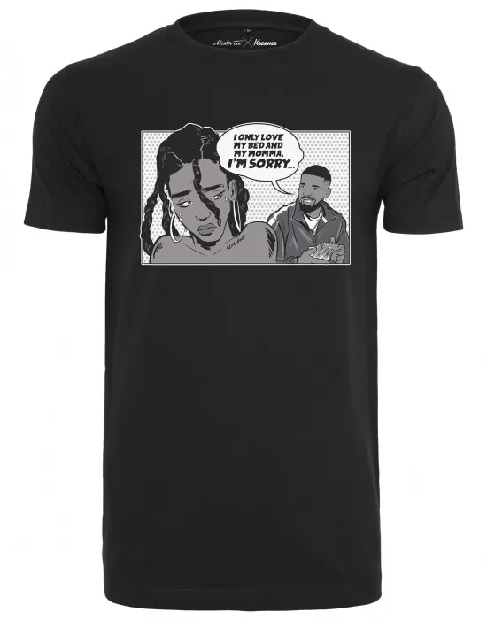 Мъжка тениска Mister Tee Sorry в черно, Тениски - Hoodstyle.bg