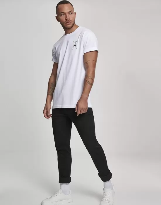 Мъжка бяла тениска Mister Tee Krautz, Тениски - Hoodstyle.bg