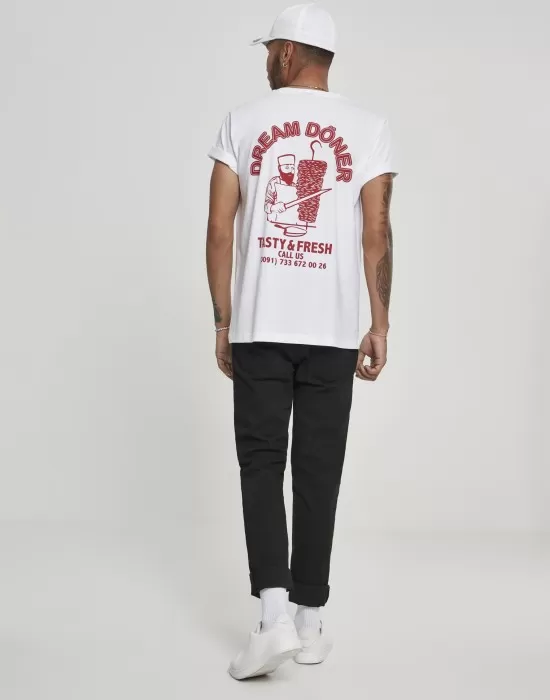 Мъжка тениска Mister Tee Dream Kebab в бял цвят, Тениски - Hoodstyle.bg