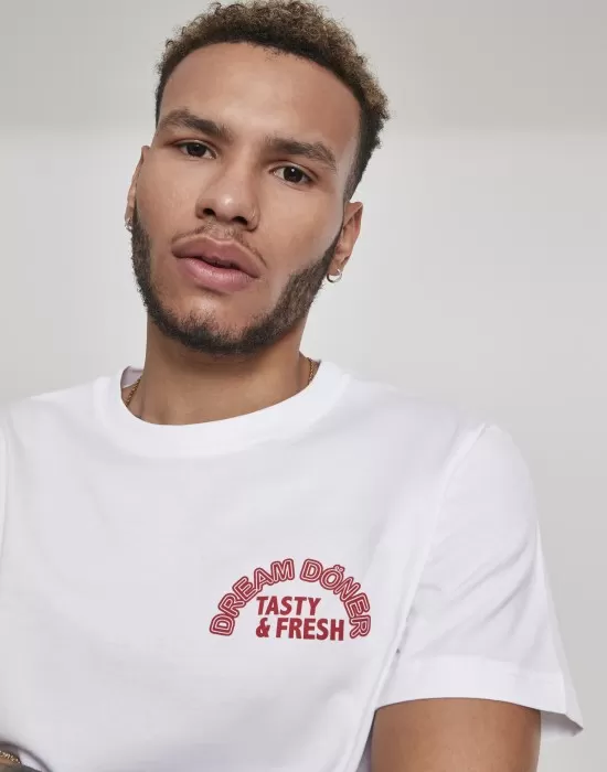 Мъжка тениска Mister Tee Dream Kebab в бял цвят, Тениски - Hoodstyle.bg