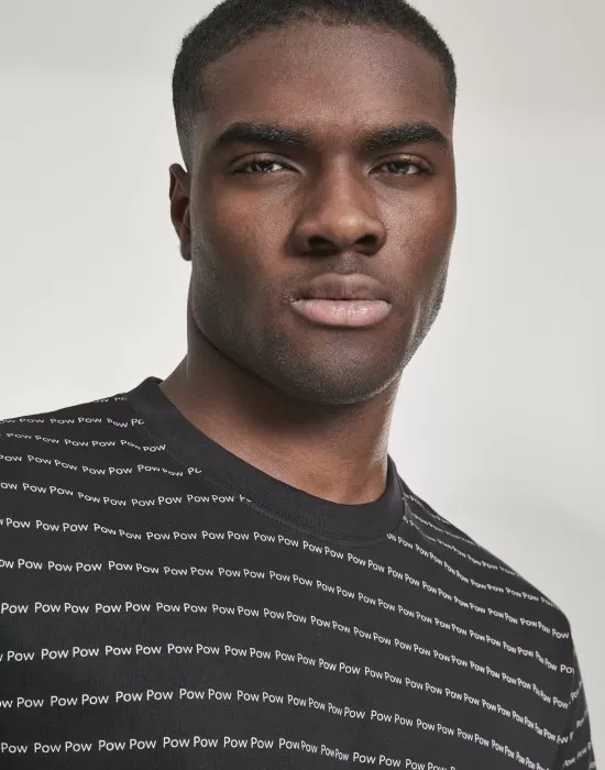 Мъжка черна тениска Mister Tee Pow Pow, Тениски - Hoodstyle.bg