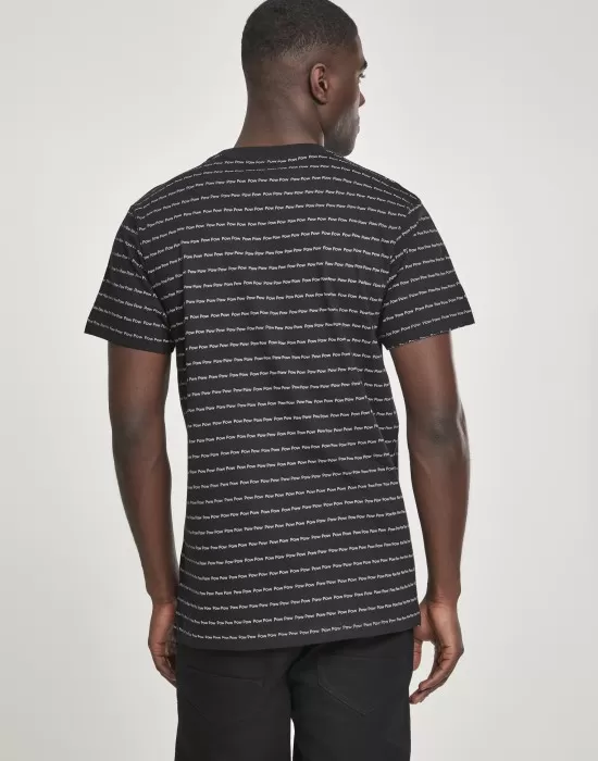 Мъжка черна тениска Mister Tee Pow Pow, Тениски - Hoodstyle.bg