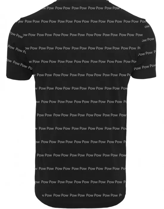 Мъжка черна тениска Mister Tee Pow Pow, Тениски - Hoodstyle.bg