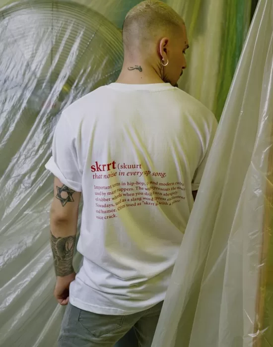 Мъжка тениска Mister Tee That Noise в бял цвят, Тениски - Hoodstyle.bg