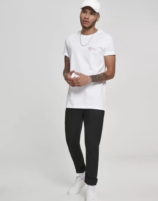 Мъжка тениска Mister Tee That Noise в бял цвят, Тениски - Hoodstyle.bg