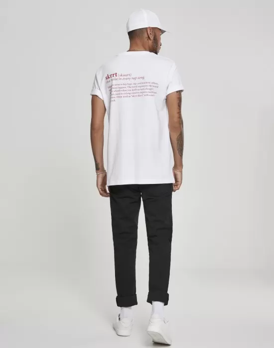 Мъжка тениска Mister Tee That Noise в бял цвят, Тениски - Hoodstyle.bg