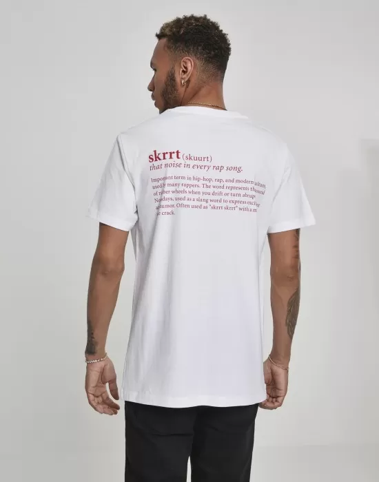 Мъжка тениска Mister Tee That Noise в бял цвят, Тениски - Hoodstyle.bg