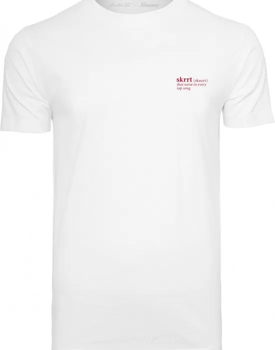 Мъжка тениска Mister Tee That Noise в бял цвят, Тениски - Hoodstyle.bg