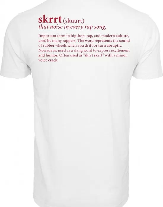 Мъжка тениска Mister Tee That Noise в бял цвят, Тениски - Hoodstyle.bg