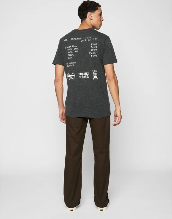 Тениска Cash Only Tee charcoal XXL