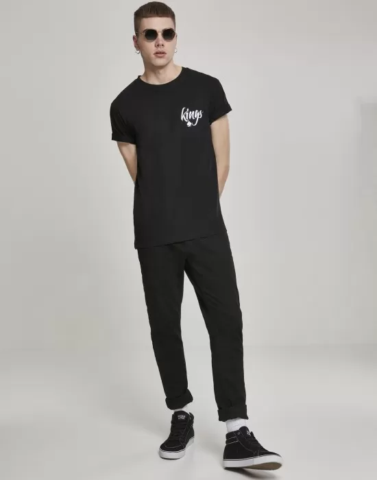 Мъжка тениска Mister Tee Kings Cards в черен цвят, Тениски - Hoodstyle.bg