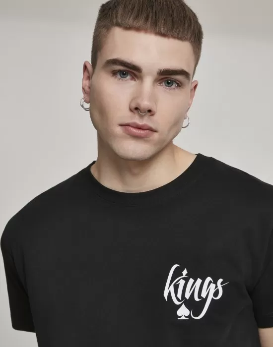 Мъжка тениска Mister Tee Kings Cards в черен цвят, Тениски - Hoodstyle.bg