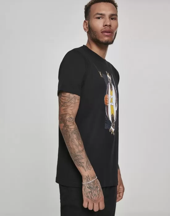 Мъжка черна тениска Mister Tee King James LA, Тениски - Hoodstyle.bg