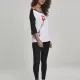 Дамска тениска Mister Tee Pistol Heart в бяло и черно, Тениски - Hoodstyle.bg