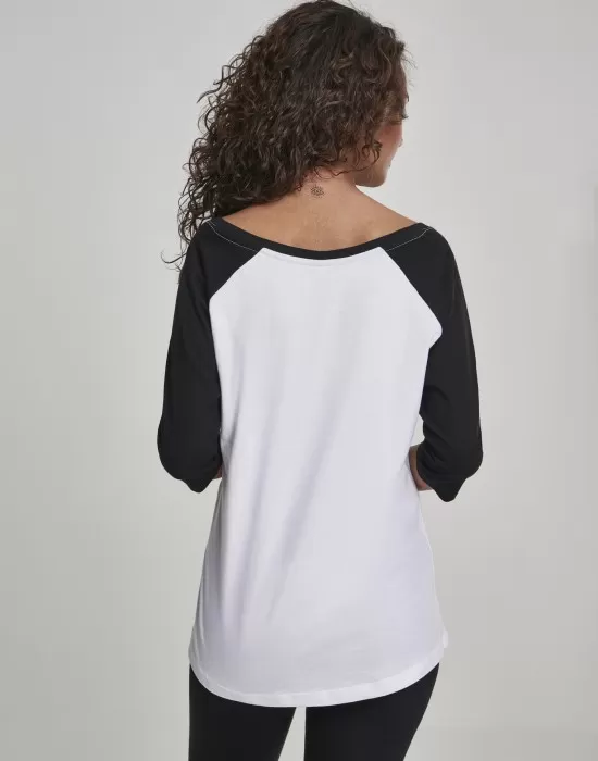 Дамска тениска Mister Tee Pistol Heart в бяло и черно, Тениски - Hoodstyle.bg