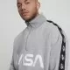 Мъжка сива блуза Mister Tee NASA Wormlogo, Блузи - Hoodstyle.bg