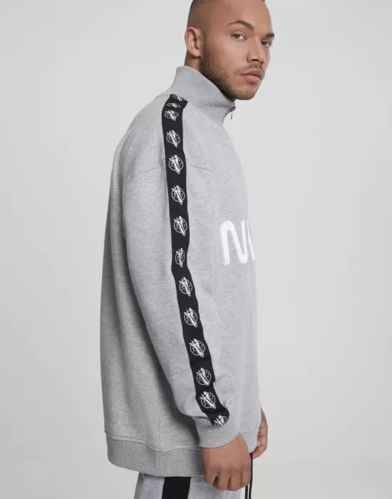 Мъжка сива блуза Mister Tee NASA Wormlogo, Блузи - Hoodstyle.bg