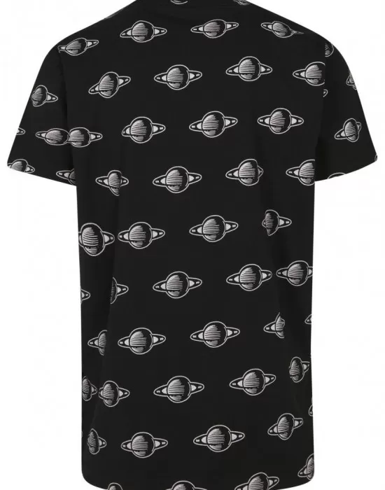 Мъжка черна тениска Mister Tee NASA Planet, Тениски - Hoodstyle.bg