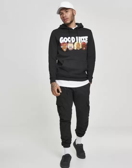 Мъжки черен суичър Mister Tee Goodnite, Суичъри - Hoodstyle.bg
