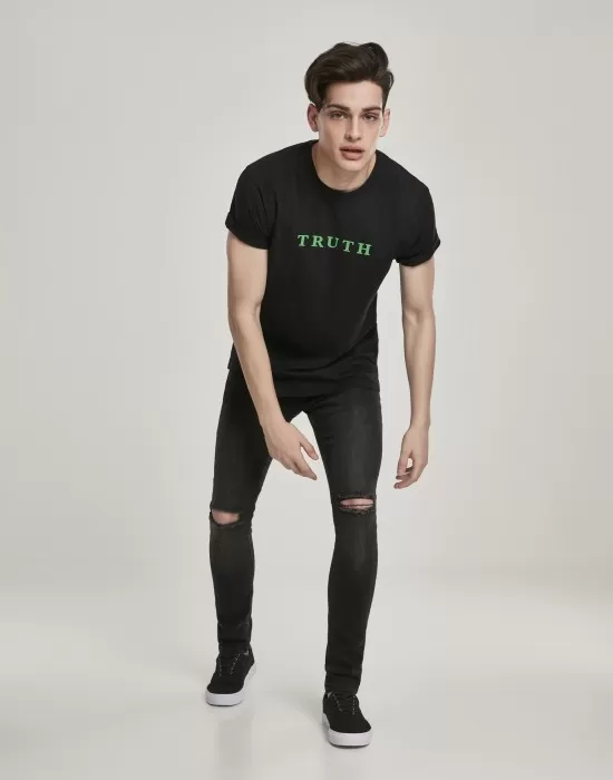 Мъжка тениска Mister Tee Truth в черен цвят, Тениски - Hoodstyle.bg