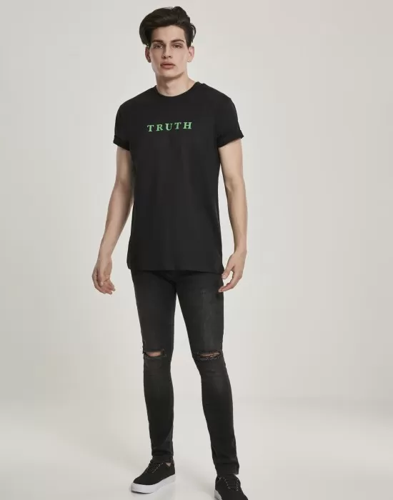 Мъжка тениска Mister Tee Truth в черен цвят, Тениски - Hoodstyle.bg