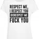 Дамска  тениска Mister Tee Respect Me в бял цвят, Тениски - Hoodstyle.bg